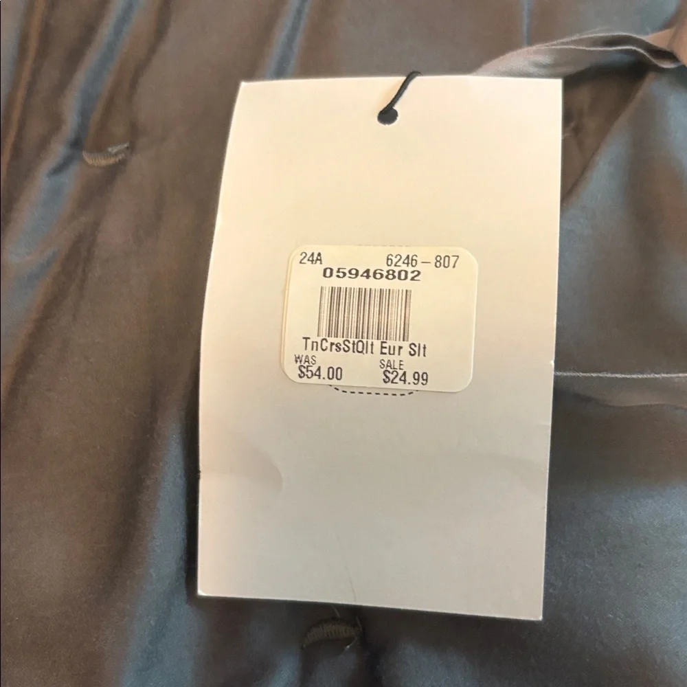West Elm Charcoal Quilted Throw